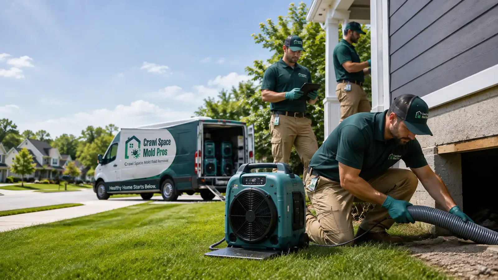 Crawl Space Mold Removal in Barrington, IL